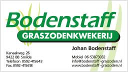 Graszoden op rol zonder netting